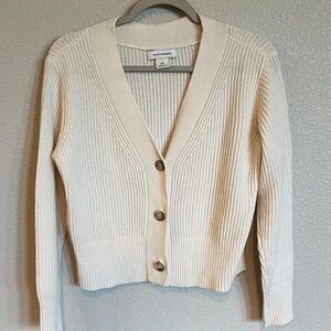 Club Monaco Cream Cardigan Sweater